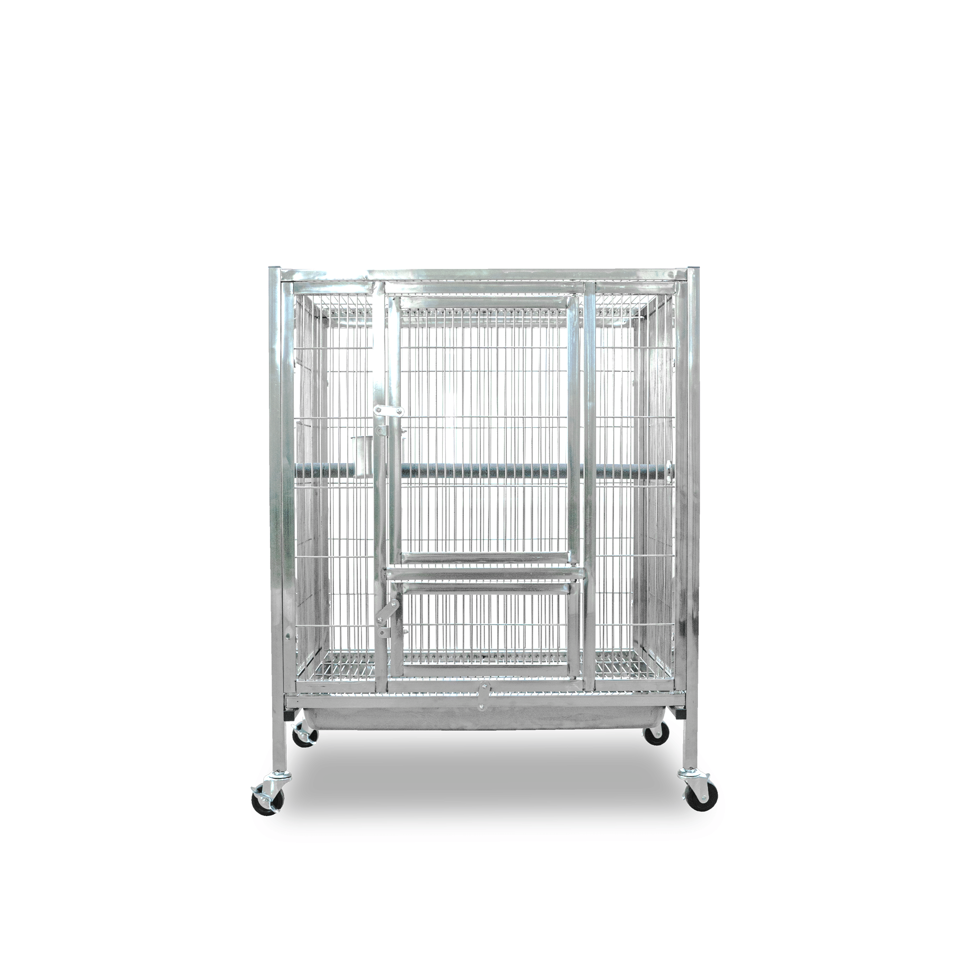กรงนกสแตนเลสท่อตัน PAWRADISE รุ่น BUDDY SIZE S 64X52X75 ซม._0